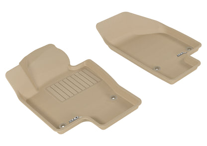 3D MAXpider L1VW01511502 2006-2010 Volkswagen Passat Kagu 1st Row Floormat - Tan