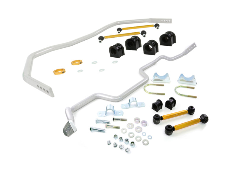 Whiteline 05-14 Ford Mustang (Incl. GT) Front & Rear Sway Bar Kit - eliteracefab.com