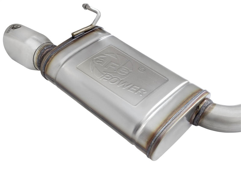 aFe MACHForce XP Exhausts Cat-Back SS-304 EXH w/ Polished Tips 15-16 Ford Mustang EcoBoost 2.3L (t) aFe