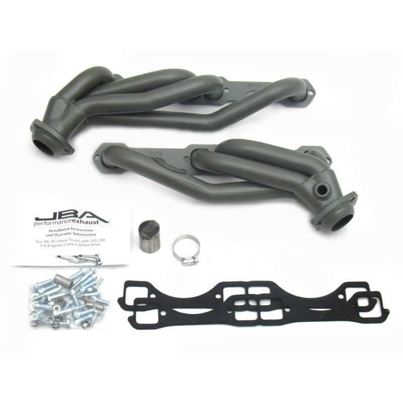 JBA 86-95 GM Truck 5.0L/5.7L SBC w/o A.I.R. 1-1/2in Primary Ti Ctd Cat4Ward Header JBA