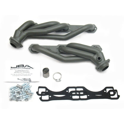 JBA 86-95 GM Truck 5.0L/5.7L SBC w/o A.I.R. 1-1/2in Primary Ti Ctd Cat4Ward Header JBA