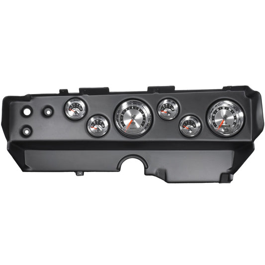 Autometer American Muscle Gauge Kit 6 Pc Ebody/Cuda/Challenger 70-74 Tach/Mph/Fuel/Oilp/Wtmp/Volt 7029