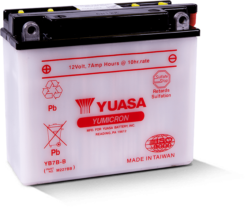 Yuasa YB7B-B Yumicron 12 Volt Battery Yuasa Battery