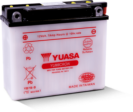 Yuasa YB7B-B Yumicron 12 Volt Battery Yuasa Battery