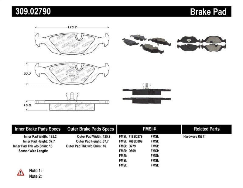 StopTech Performance Brake Pads - eliteracefab.com