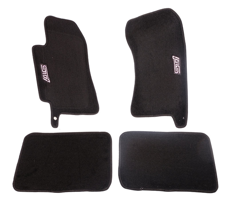 NRG Floor Mats Subaru Logo 4-Piece Subaru WRX | STI 2003-2007 - eliteracefab.com