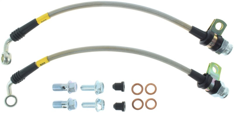 STOPTECH 03-07 INFINITI FX35/45 REAR STAINLESS STEEL BRAKE LINES, 950.42500 - eliteracefab.com