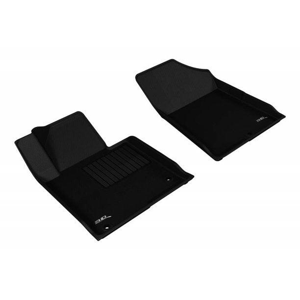 3D MAXpider 2016-2020 Kia Optima Kagu 1st & 2nd Row Floormats - Black - eliteracefab.com