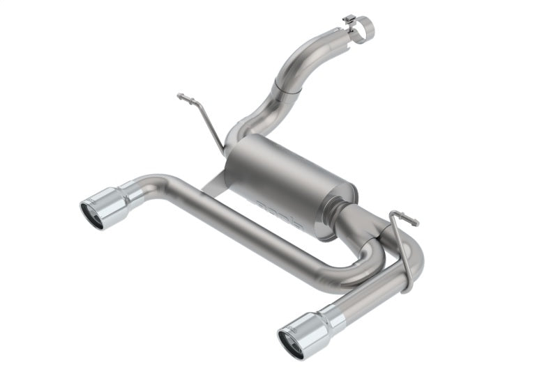 Borla 2018 Jeep Wrangler JL/JLU 3.6L 2DR/4DR S-Type SS Axle Back Exhaust w/3.5in Tips - eliteracefab.com