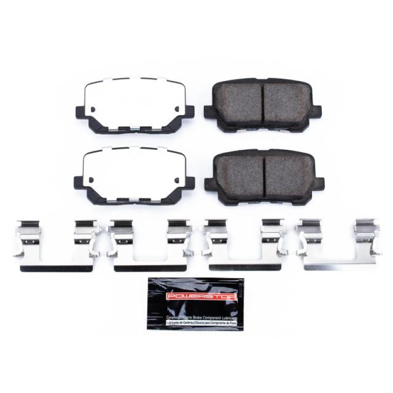 Power Stop 14-19 Dodge Charger Rear Z26 Extreme Street Brake Pads w/Hardware - eliteracefab.com