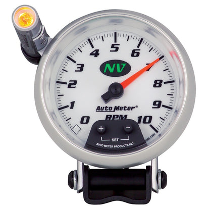 Autometer Quick Lite 3 3/4in 10k RPM Pedestal Tachometer w/ ext. 7390