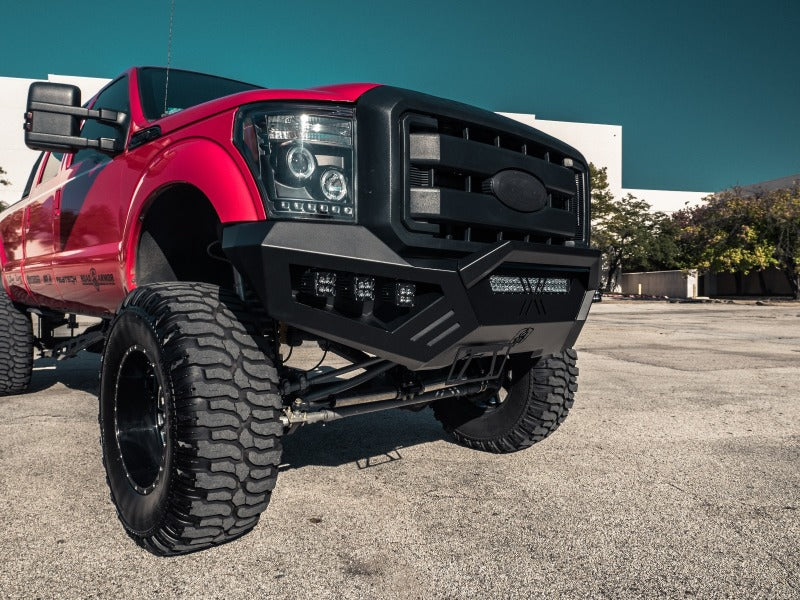 Road Armor 11-16 Ford F-250 SPARTAN Front Bumper - Tex Blk - eliteracefab.com