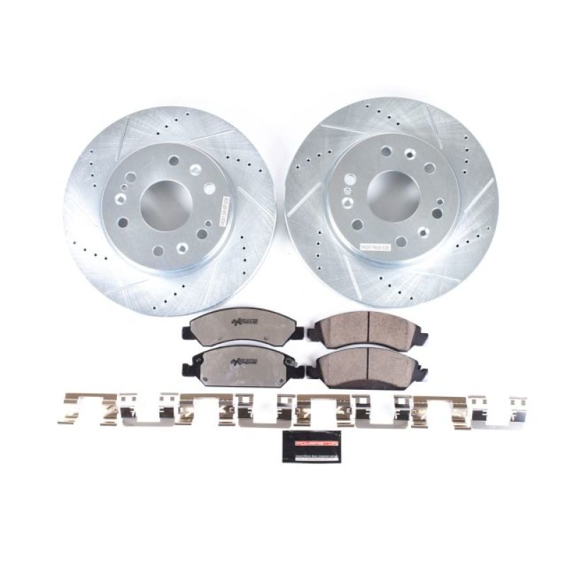 Power Stop 08-19 Cadillac Escalade Front Z36 Truck & Tow Brake Kit - eliteracefab.com