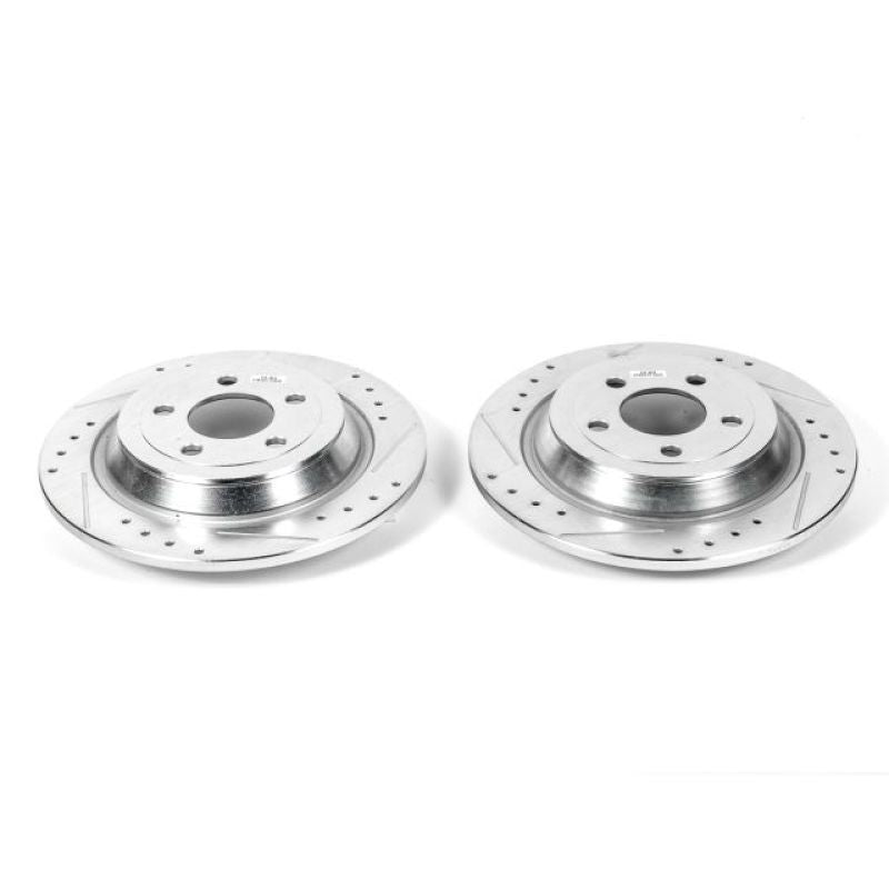 Power Stop 15-17 Ford F-150 Rear Evolution Drilled & Slotted Rotors - Pair - eliteracefab.com