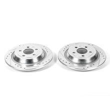 Load image into Gallery viewer, Power Stop 15-17 Ford F-150 Rear Evolution Drilled &amp; Slotted Rotors - Pair - eliteracefab.com