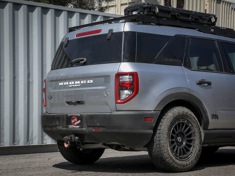 aFe Ford Bronco Sport 21-22 L3-1.5L (t)/L4-2.0L (t) Vulcan Axle-Back Exhaust System- Black Tips aFe