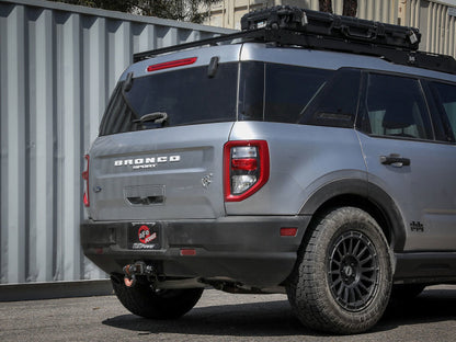 aFe Ford Bronco Sport 21-22 L3-1.5L (t)/L4-2.0L (t) Vulcan Axle-Back Exhaust System- Black Tips aFe