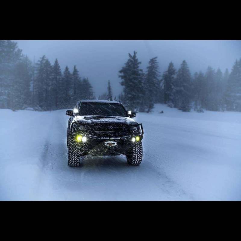 Road Armor 12-15 Toyota Tacoma Stealth Front Winch Bumper w/Lonestar Guard - Tex Blk Road Armor