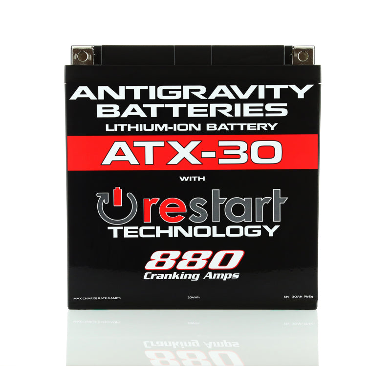 Antigravity YTX30 Lithium Battery w/Re-Start - eliteracefab.com