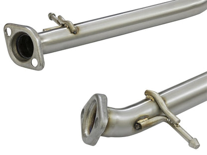 aFe Takeda 16-17 Lexus RC 200T 2.0L (t) 2in. SS Axle-Back Exhaust System w/Polished Tips aFe