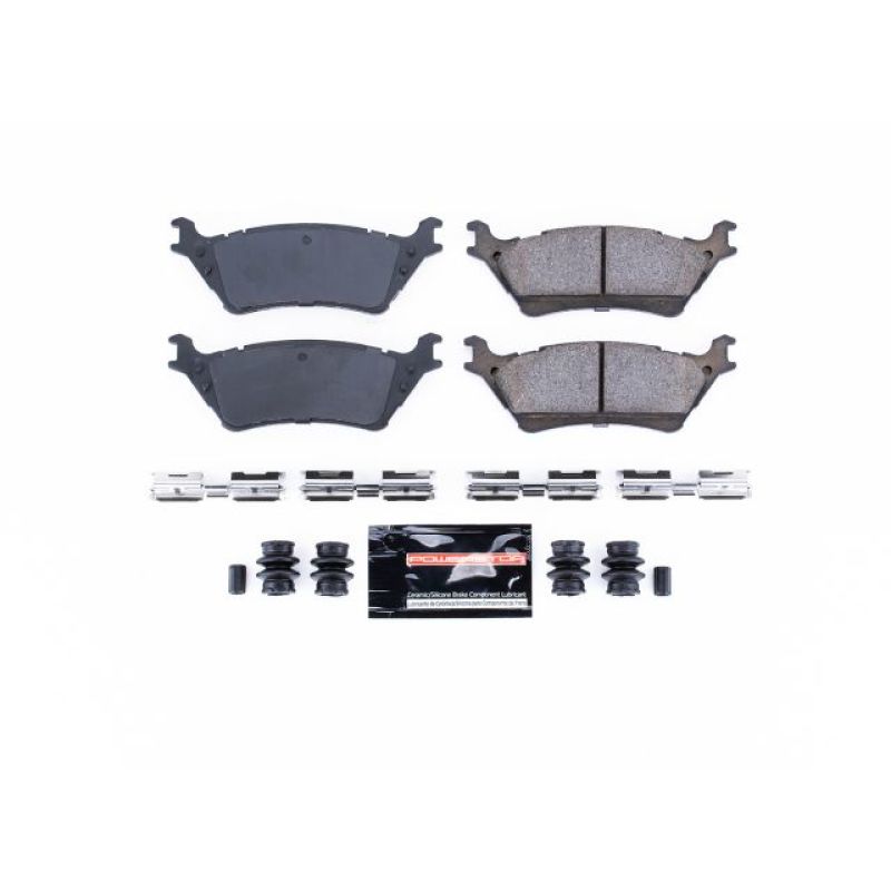 Power Stop 12-19 Ford F-150 Rear Z23 Evolution Sport Brake Pads w/Hardware - eliteracefab.com