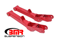 Load image into Gallery viewer, BMR CAMARO LOWER CONTROL ARMS, REAR, NON-ADJUSTABLE, POLY BUSHINGS RED ( 2010-2015 ) - eliteracefab.com