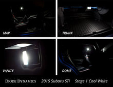 Load image into Gallery viewer, Diode Dynamics 15-19 Subaru WRX Interior Light Kit Stage 1 - Red