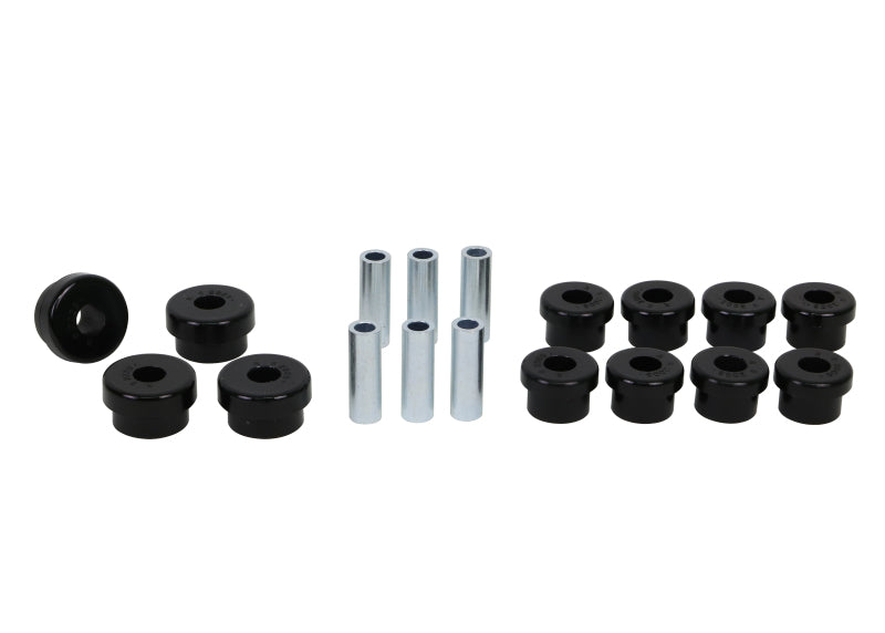 Whiteline Plus 88-00 Honda Civic / 88-9/95 CRX Rear Control Arm - Lower Inner & Outer Bushing Kit - eliteracefab.com