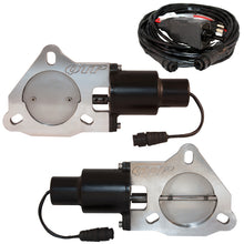 Load image into Gallery viewer, QTP 3in Bolt-On QTEC Dual Electric Cutout Valves - Pair - eliteracefab.com