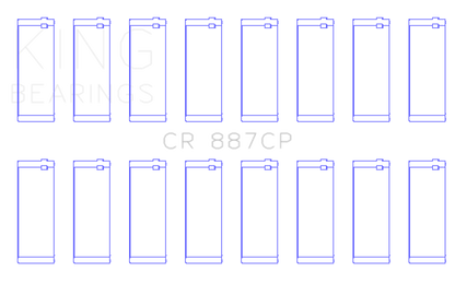 King 00-03 Ford F-650/F-750 T444E Connecting Rod Bearing Set