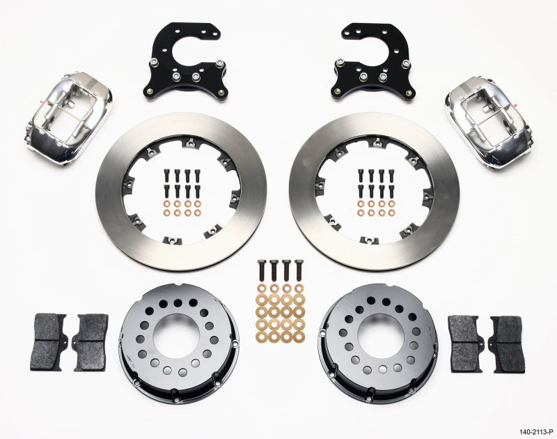 Wilwood Forged Dynalite P/S Rear Kit Polished Small Ford 2.66in Offset Wilwood