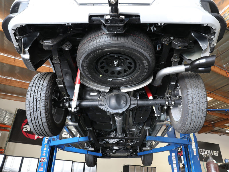 aFe Rebel XD Series 3in 304SS DPF-Back 20-21 GM Trucks L6-3.0L (td) LM2 - Dual Black Tip aFe