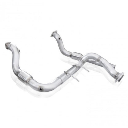 STAINLESS WORKS Full 3" Downpipe High-Flow Cats Ford F-150 Raptor 17-20 - eliteracefab.com