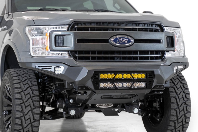 Addictive Desert Designs 18-20 Ford F-150 Bomber Front Bumper w/ Dual 20IN LED Mounts Addictive Desert Designs