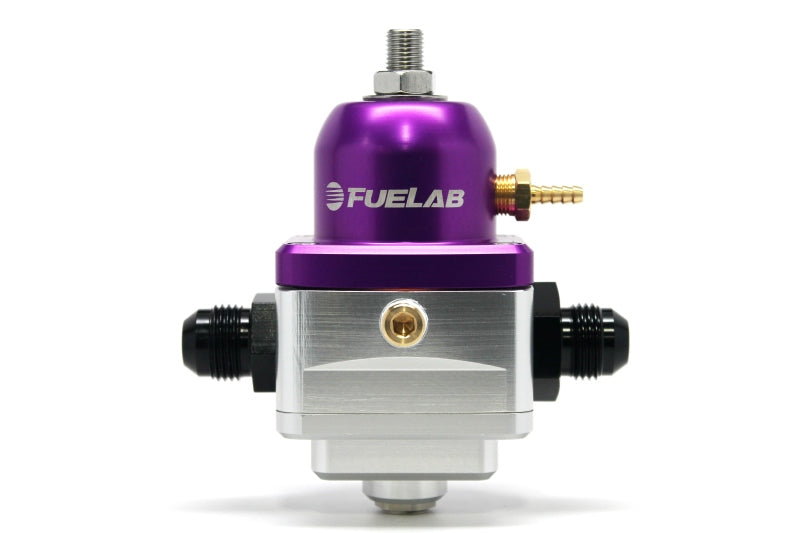 Fuelab 529 Electronic EFI Adjustable FPR (1) -8AN In (1) -8AN Return - Purple