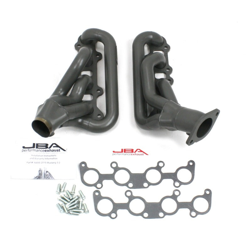 JBA 15-20 Ford Mustang 5.0L Coyote 1-3/4in Primary Ti Ctd Cat4Ward Header JBA