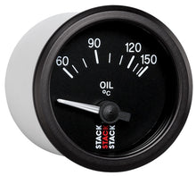 Load image into Gallery viewer, Autometer Stack 52mm 60-150 Deg C M10 Male Electric Oil Temp Gauge - Black