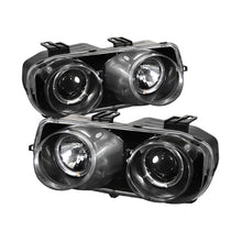 Load image into Gallery viewer, Spyder Acura Integra 94-97 Projector Headlights LED Halo -Black High H1 Low 9006 PRO-YD-AI94-HL-BK - eliteracefab.com