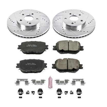 Power Stop 14-15 Lexus IS250 Front Z23 Evolution Sport Brake Kit - eliteracefab.com