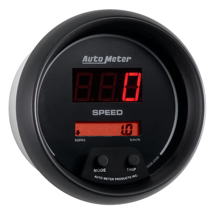 Autometer Sport-Comp Black 3 3/8in 160 MPH Digital Speedo Gauge 6388