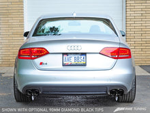 Load image into Gallery viewer, AWE Tuning Audi B8 / B8.5 S4 3.0T Track Edition Exhaust - Diamond Black Tips (90mm) - eliteracefab.com