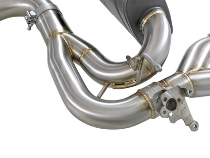 aFe MACHForce XP Exhausts Cat-Back SS 19-21 BMW M2 Competition L6-3.0L w/Carbon Fiber Tips aFe