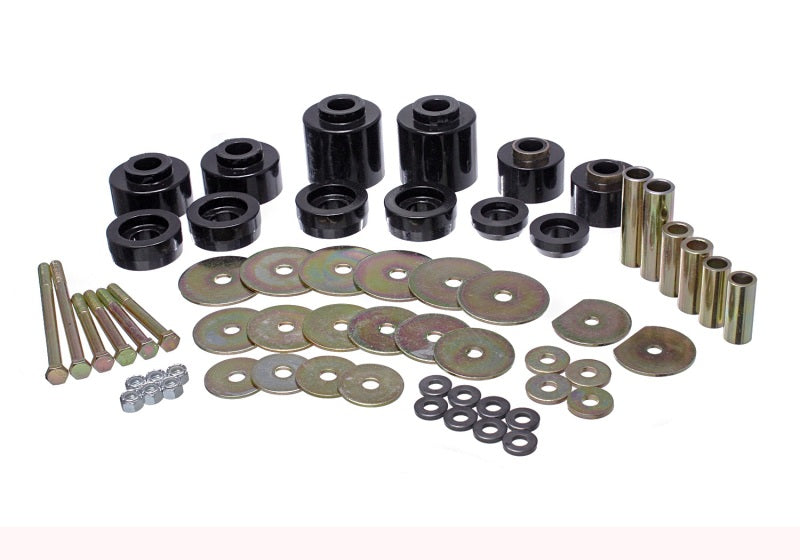 Energy Suspension 1998 Ford F250 Black Body Mount Set - eliteracefab.com