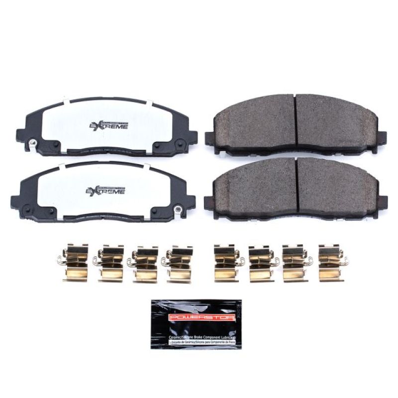 Power Stop 17-19 Chrysler Pacifica Front Z36 Truck & Tow Brake Pads w/Hardware - eliteracefab.com