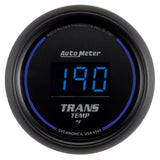 AutoMeter GAUGE; TRANS TEMP; 2 1/16in.; 340deg.F; DIGITAL; BLACK DIAL W/BLUE LED