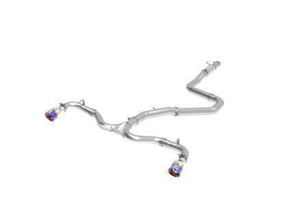 aFe Takeda 304SS Cat-Back Exhaust w/Blue Flame Tips 2018 Hyundai Elantra GT Sport I4 1.6L (t) aFe