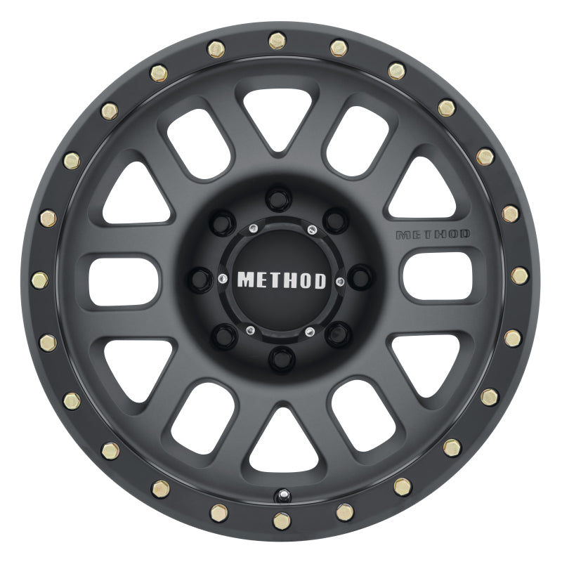 Method MR309 Grid 18x9 +18mm Offset 8x170 130.81mm CB Titanium/Black Street Loc Wheel - eliteracefab.com