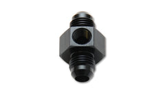 Vibrant -6AN Male Union Adapter Fitting w/ 1/8in NPT Port.