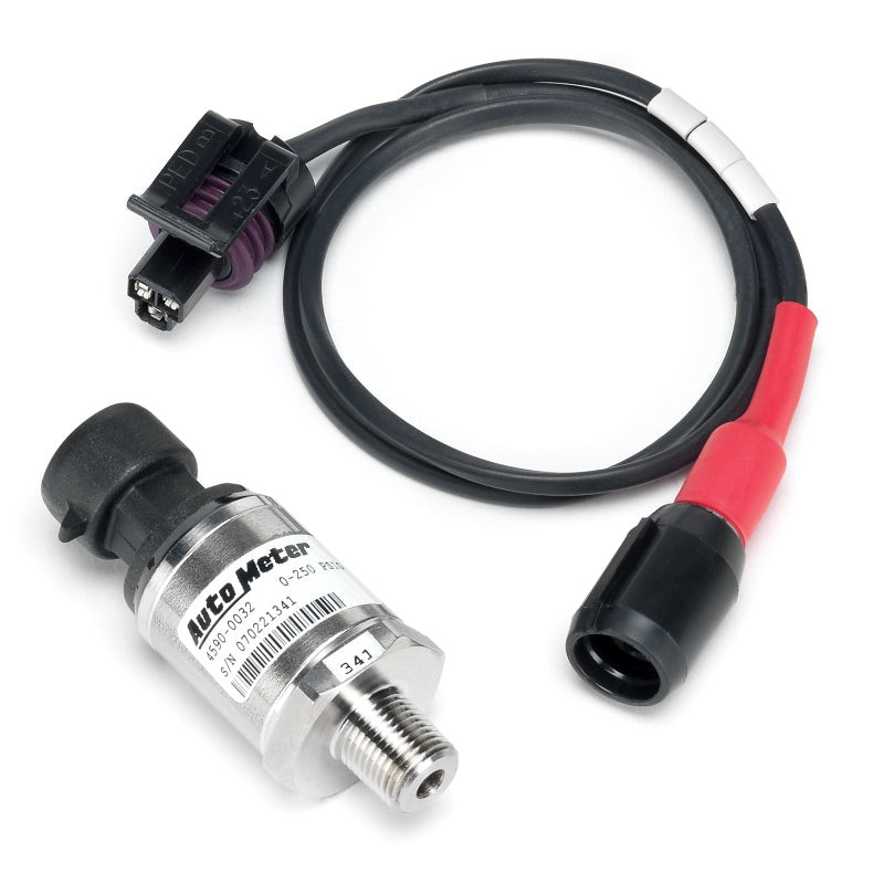 Autometer 250PSI Pressure Sensor Solid State 1/8 NPTF Male ST269537