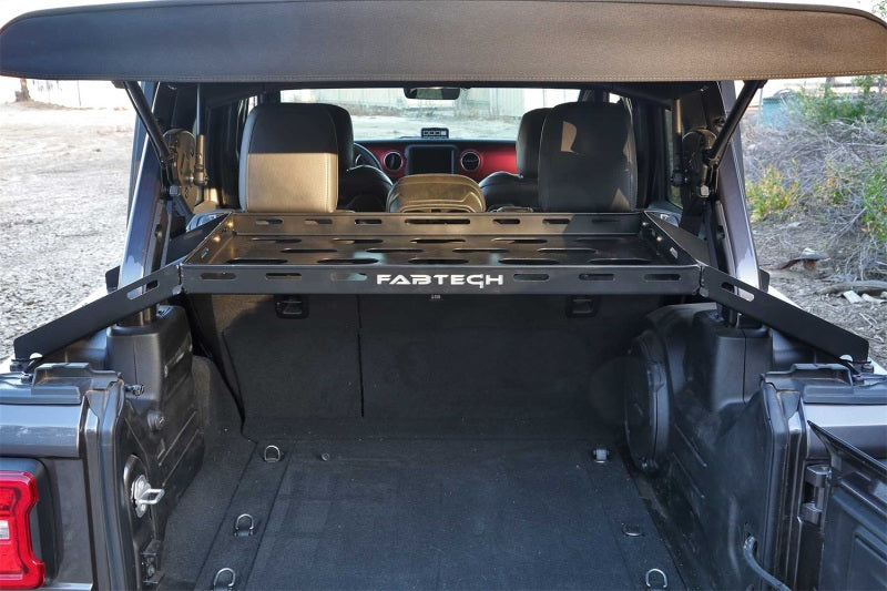 Fabtech 18-21 Jeep JL 4WD 4-Door Interior Cargo Rack - eliteracefab.com